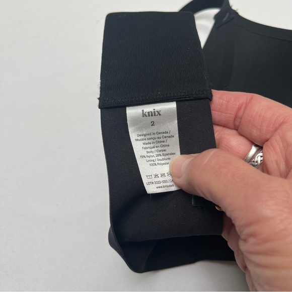 Knix NWOT Wing Woman Contour Bra Black Size 2 (36A) - Picture 7 of 12